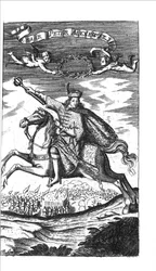 Tsar Peter I Alexeyevich from Georg Adam Schleissing Derer beyden Czaaren in Reussland Iwan und Peter Alexewiz