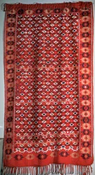 Turkmen Cover with Fringe