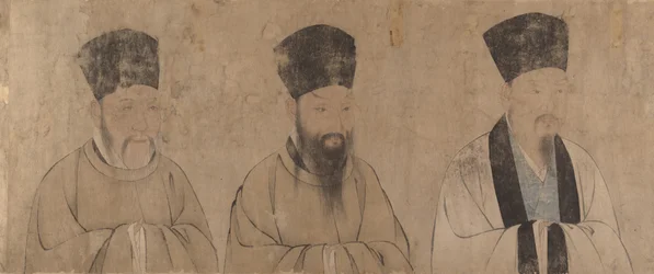 Twenty-five bust portraits of famous scholars, 16th century