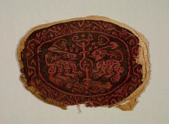 Two Confronted Animals from a Tunic