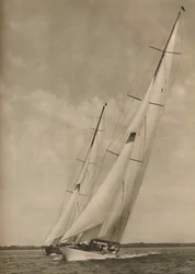 Two Famous Yachts in an Exciting Contest