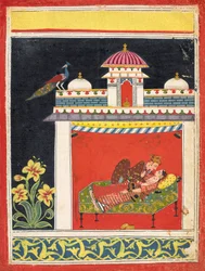 Two Lovers in a Pavilion