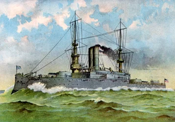 USS Alabama, American Battleship, 1898