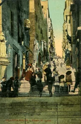 Valetta, Malta - Strada St. Lucia, c1918-c1939