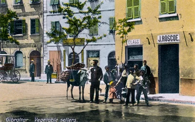 Vegetable sellers, Gibraltar