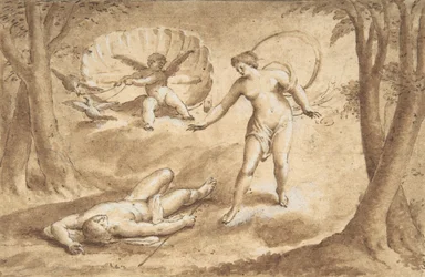 Venus Discovering the Death of Adonis, 17th Century