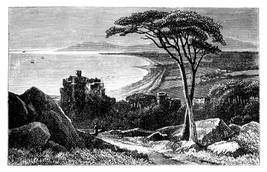 Victoria Castle with Killiney-Bray Head in the Distance, Ireland, c1888