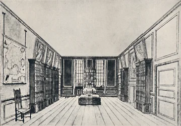 View Towards the Thames in Samuel Pepys Library, York Buildings