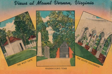 View at Mount Vernon, Virginia, 1946