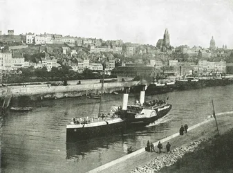 View from West Pier, Boulogne, France