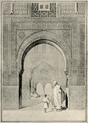 View in the Hall of the Two Sisters, 19th Century, 1907