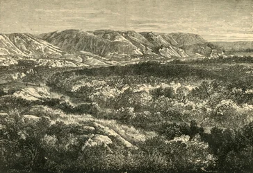 View in the Valley of the Jordan, 1890