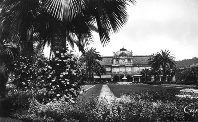 View of Albert I Gardens and the Casino, Nice, South of France