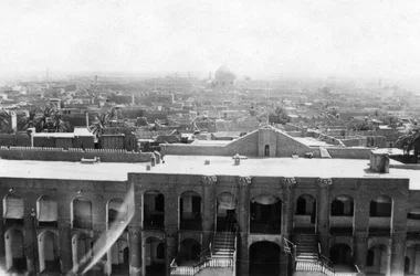 View of Baghdad from a block tower, 31st British general hospital, Mesopotamia, WWI