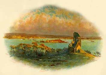 View of Mount Edgcumbe, Cornwall, Looking Across Plymouth Sound