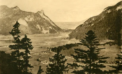 View of Oberammergau, c1922