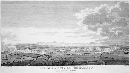 View of the Battle of Marengo at the moment of victory, 1800