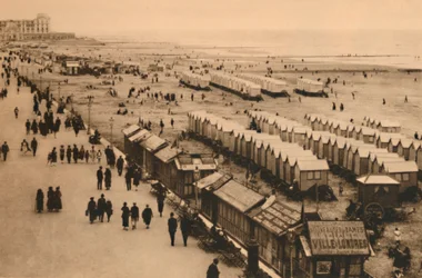 View of the Esplanade towards the Palace Hotel and Cabins