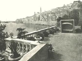 View of the Town from the Bay, Menton, France