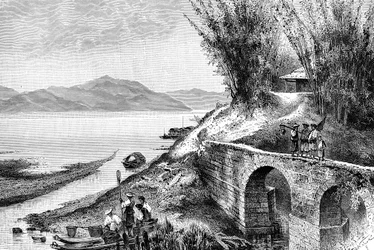 View on the Upper Yang-Tze-Kiang, c1890