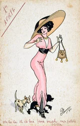 Vintage French postcard