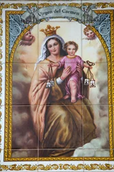 Virgen del Carmen Mosaic, Malaga