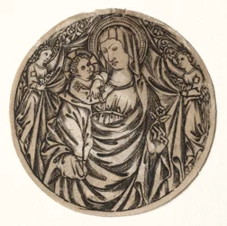 Virgin and Child with Two Angels