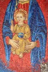 Virgin and Child, Italy, Basilica of the Annunciation, Nazareth, Israel