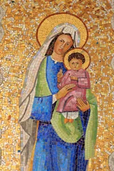Virgin and Child, Vietnam, Basilica of the Annunciation, Nazareth, Israel