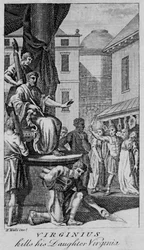 Virginius kills his Daughter Virginia