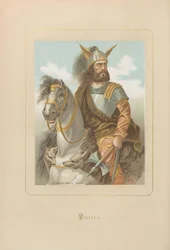 Viriathus. From: Famous Men and Women of All Times by Juan Landa, 1875-1877