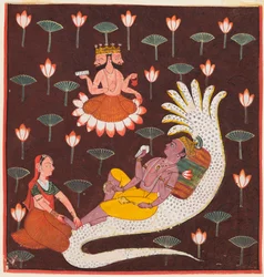 Vishnu on Ananta, the Endless Serpent