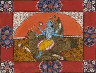 Vishnu on Garuda