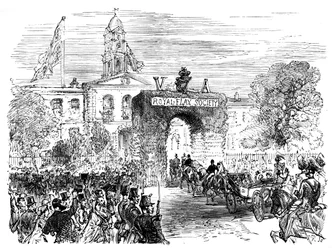 Visit of the Queen and Prince Albert to the Linen Hall, Belfast