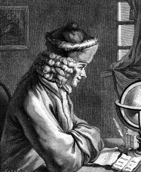 Voltaire, 18th century French author, playwright, satirist and man of letters