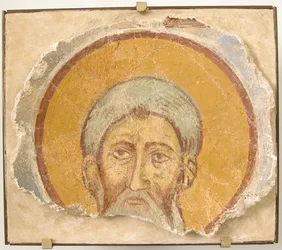 Wall Painting of a Male Saint (modern restoration)
