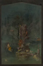 Wall Painting: Polyphemus and Galatea in a Landscape, from the Imperial Villa