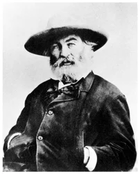Walt Whitman, American poet, c1866