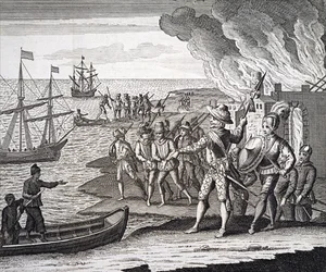 Walter Raleigh Conquering Fort St. Joseph