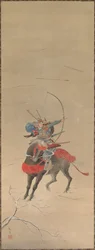 Warrior mounted on a Horse, 1700s-1800s