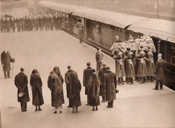 Watching the Coffin, Covered by the Royal Standard, 1936
