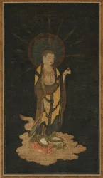 Welcoming Descent of Jizo Bosatsu, 1200s