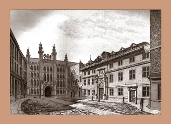 West View of Guildhall Chapel and Blackwell Hall, 1886