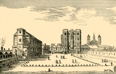 Whitehall about 1650, 1881