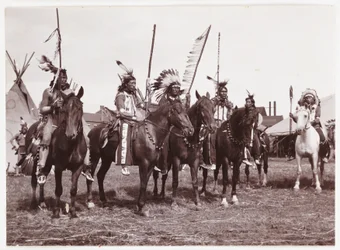 Wild West show, c 1905