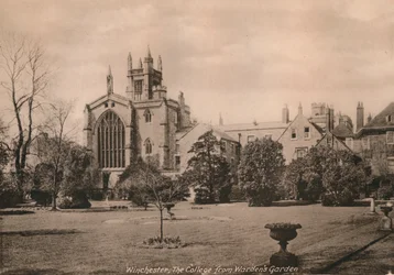 Winchester College from the Warden