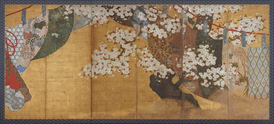 Wind-Screen and Cherry Tree