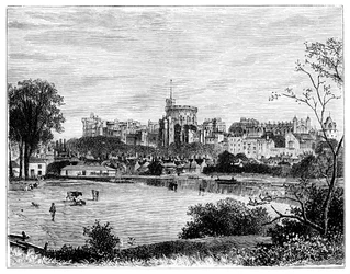 Windsor Castle from Brocas Meadows