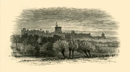 Windsor Castle from the Provosts Lodge at Eton