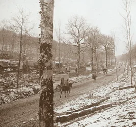 Winter, Genicourt, Northern France